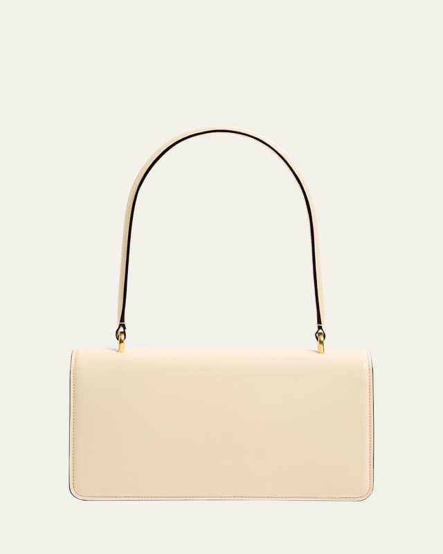 Vain VLOGO Leather Top-Handle Bag